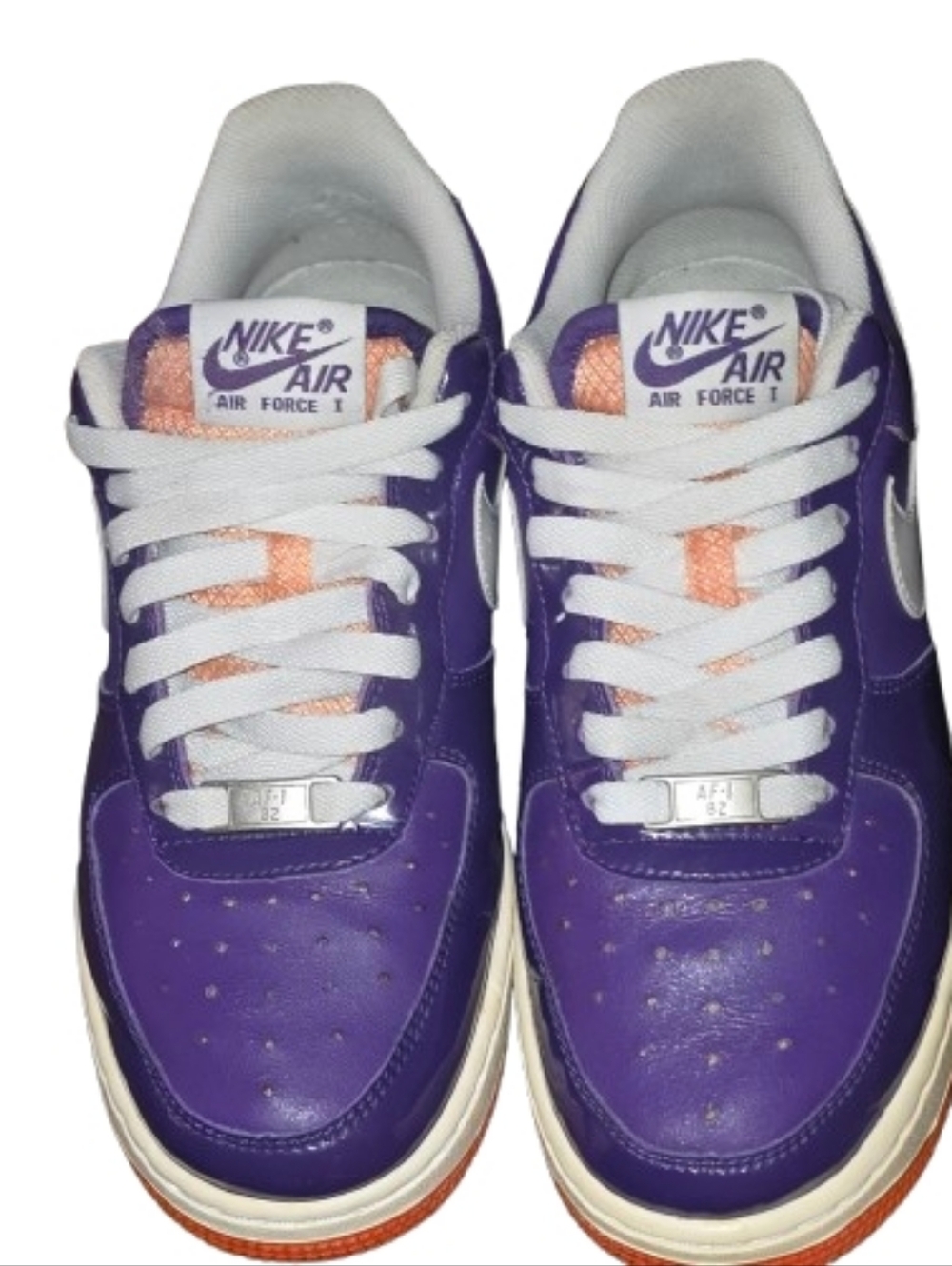 Nike Air Force 1 07 Club Purple Patent Leather Womens Size 7 2009 Rare 315115-51 - Picture 3 of 13